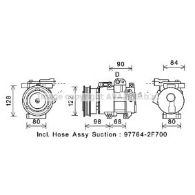 Acquista Compressore aria condizionata da PRASCO KAK192 a buon mercato per soli 627,50 €