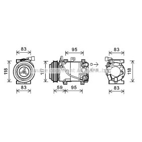 Acquista Compressore aria condizionata da PRASCO KAK193 a buon mercato per soli 573,33 €