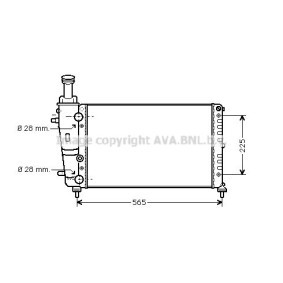 Achetez des Radiateur du moteur PRASCO LC2066 à prix pour 70,95 €