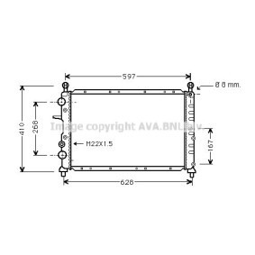 Achetez des Radiateur du moteur PRASCO LC2073 à prix pour 215,51 €