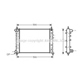 Achetez des Radiateur du moteur PRASCO LC2075 à prix pour 213,59 €