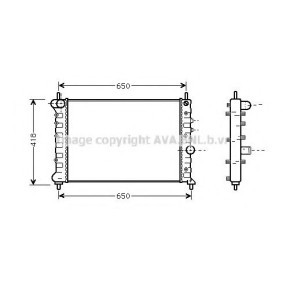 Achetez des Radiateur du moteur PRASCO LC2078 à prix pour 236,18 €