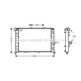 Achetez des Radiateur du moteur PRASCO LC2079 à prix pour 162,58 €