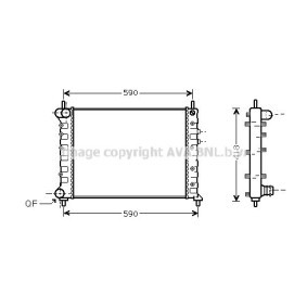 Achetez des Radiateur du moteur PRASCO LCA2075 à prix pour 135,22 €