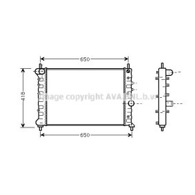 Achetez des Radiateur du moteur PRASCO LCA2078 à prix pour 139,58 €
