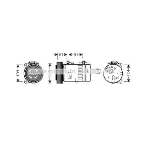 Acquista Compressore aria condizionata da PRASCO LCK005 a buon mercato per soli 916,35 €