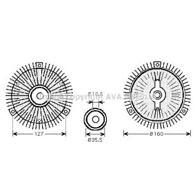 Kjøp Clutch, kjølevifte av PRASCO MSC417 til den lave prisen 1133,57 NOK