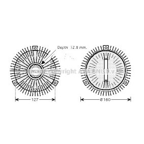 Kjøp Clutch, kjølevifte av PRASCO MSC422 til den lave prisen 1161,95 NOK