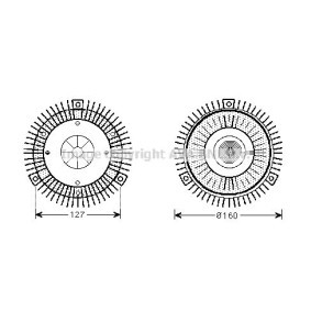 Kjøp Clutch, kjølevifte av PRASCO MSC423 til den lave prisen 1279,44 NOK
