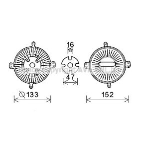 Kjøp Clutch, kjølevifte av PRASCO MSC496 til den lave prisen 1274,72 NOK