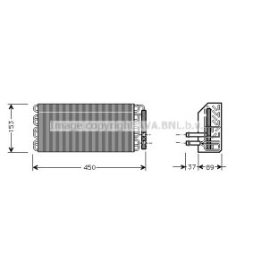 Verdampfer, Klimaanlage MSV009