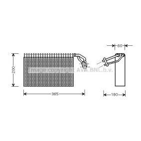 Verdampfer, Klimaanlage MSV317