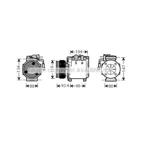 Acquista Compressore aria condizionata da PRASCO MTAK212 a buon mercato per soli 456,18 €