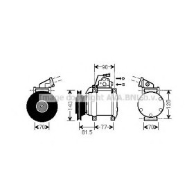 Acquista Compressore aria condizionata da PRASCO MTK216 a buon mercato per soli 530,48 €