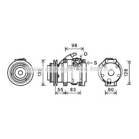 Acquista Compressore aria condizionata da PRASCO MTK219 a buon mercato per soli 1081,45 €