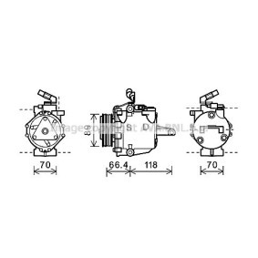 Acquista Compressore aria condizionata da PRASCO MTK225 a buon mercato per soli 537,85 €