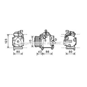 Acquista Compressore aria condizionata da PRASCO MTK226 a buon mercato per soli 603,33 €