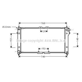 Achetez des Radiateur du moteur PRASCO MZ2073 à prix pour 126,12 €