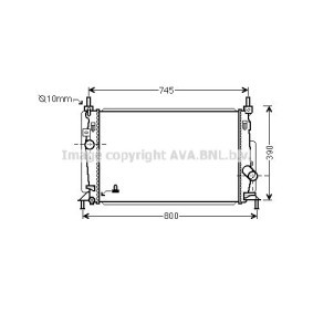 Achetez des Radiateur du moteur PRASCO MZ2237 à prix pour 112,35 €