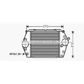 Kjøp Intercooler av PRASCO MZ4188 til den lave prisen 1745,57 NOK
