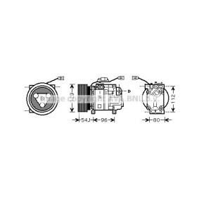 Acquista Compressore aria condizionata da PRASCO MZK233 a buon mercato per soli 1090,03 €