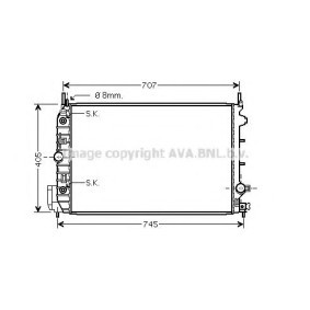 Achetez des Radiateur du moteur PRASCO OL2388 à prix pour 220,81 €