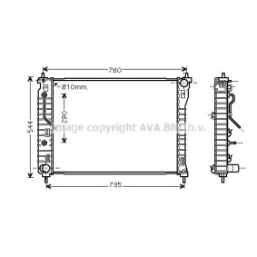 Achetez des Radiateur du moteur PRASCO OL2434 à prix pour 229,91 €