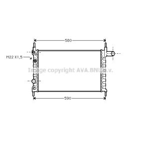 Achetez des Radiateur du moteur PRASCO OLA2150 à prix pour 67,66 €