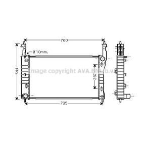 Achetez des Radiateur du moteur PRASCO OLA2432 à prix pour 233,30 €