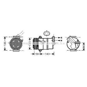 Acquista Compressore aria condizionata da PRASCO OLAK437 a buon mercato per soli 423,68 €