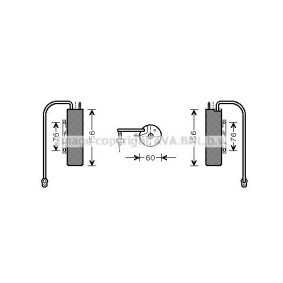 Achetez des Filtre déshydratant, climatisation PRASCO OLD458 à prix pour 57,25 €