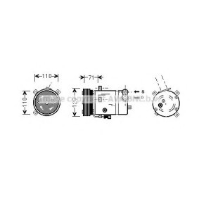 Acquista Compressore aria condizionata da PRASCO OLK276 a buon mercato per soli 391,82 €