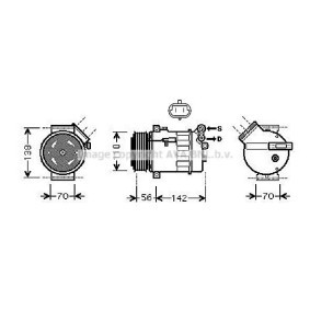 Acquista Compressore aria condizionata da PRASCO OLK449 a buon mercato per soli 532,02 €