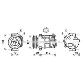 Acquista Compressore aria condizionata da PRASCO OLK579 a buon mercato per soli 547,91 €