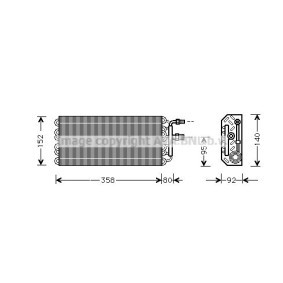 Verdampfer, Klimaanlage OLV049