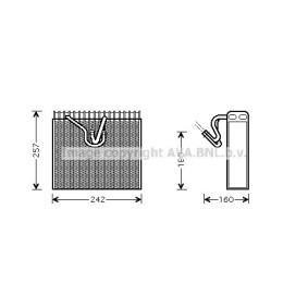 Verdampfer, Klimaanlage OLV328