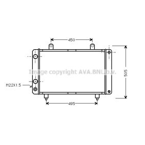Achetez des Radiateur du moteur PRASCO PE2112 à prix pour 206,81 €