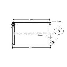 Achetez des Radiateur du moteur PRASCO PE2181 à prix pour 145,67 €