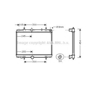 Achetez des Radiateur du moteur PRASCO PE2198 à prix pour 163,93 €