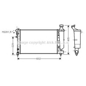 Achetez des Radiateur du moteur PRASCO PE2216 à prix pour 99,37 €