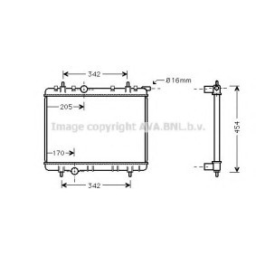 Achetez des Radiateur du moteur PRASCO PE2260 à prix pour 69,97 €