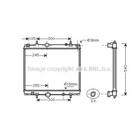 Achetez des Radiateur du moteur PRASCO PE2274 à prix pour 153,01 €