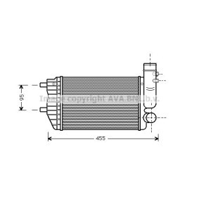 Köp Intercooler av PRASCO PE4183 till det låga priset 1476,69 kr