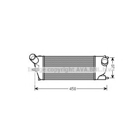 Köp Intercooler av PRASCO PE4345 till det låga priset 3690,24 kr