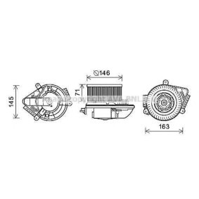 Achetez des Moteur électrique, pulseur d'air d'habitacle PRASCO PE7504 à prix pour 218,35 €
