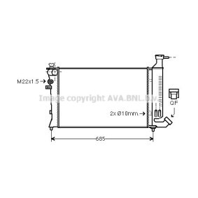 Achetez des Radiateur du moteur PRASCO PEA2136 à prix pour 111,29 €