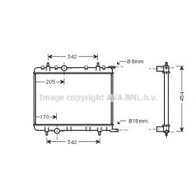 Achetez des Radiateur du moteur PRASCO PEA2221 à prix pour 59,94 €