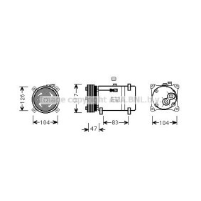 Acquista Compressore aria condizionata da PRASCO PEAK066 a buon mercato per soli 302,84 €