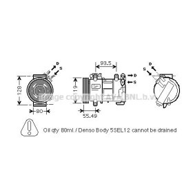 Acquista Compressore aria condizionata da PRASCO PEK315 a buon mercato per soli 812,05 €