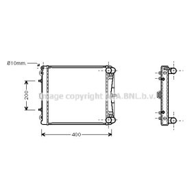 Achetez des Radiateur du moteur PRASCO PR2037 à prix pour 173,42 €